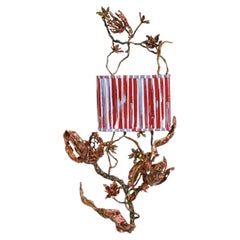 Handmade Brass Wall Sconce, Spring in Kashmir B, Viya by Vikram Goyal