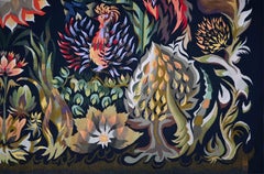 Spring Levee, Jean-Michel Lartigaud - French modern Aubusson Tapestry - No. 1513