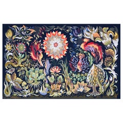 Argine di primavera, Jean-Michel Lartigaud - Arazzo Aubusson moderno francese - N. 1513