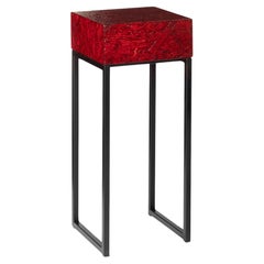 Spring Mini Side Table Red by Fabrizio Contaldo