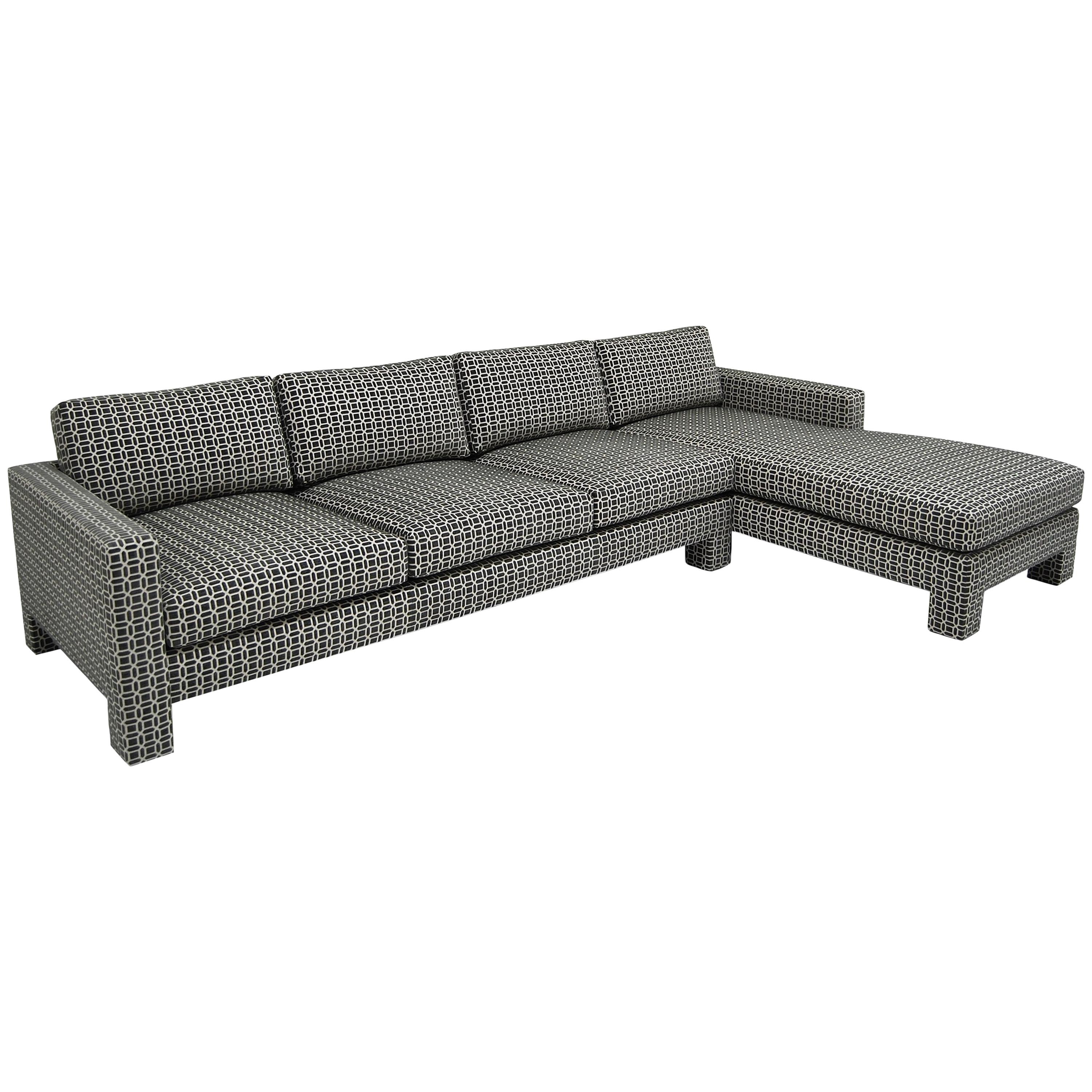 Spring Street Sectional, “Upholstered Legs” For Sale