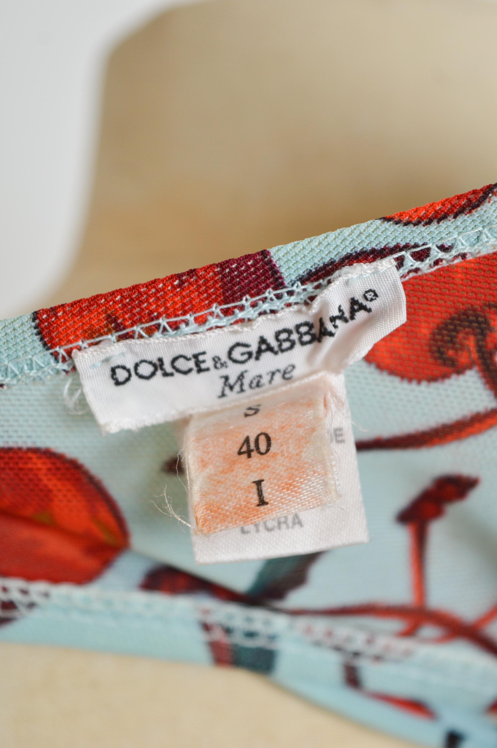 vestito ciliegie dolce e gabbana