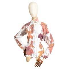 Spring / Summer 1997 Vivienne Westwood Renaissance Grapes pattern Shirt - Blouse