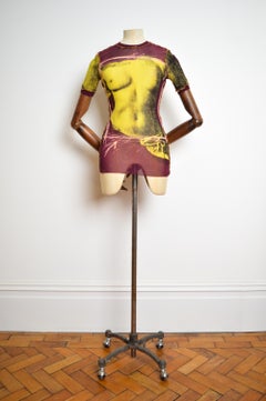 Spring Summer 1999 Jean Paul Gaultier Venus de Milo Goddess Mesh Top - Baby Tee