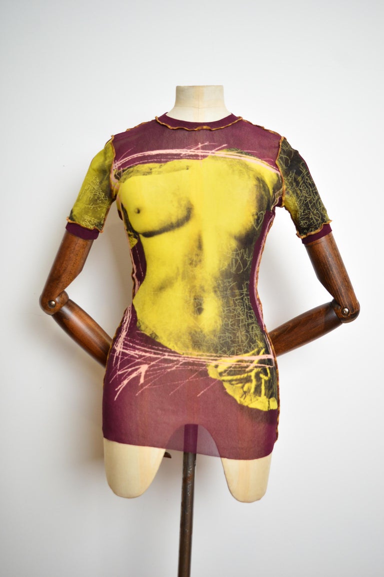 Spring Summer 1999 Jean Paul Gaultier Venus de Milo Goddess Mesh 