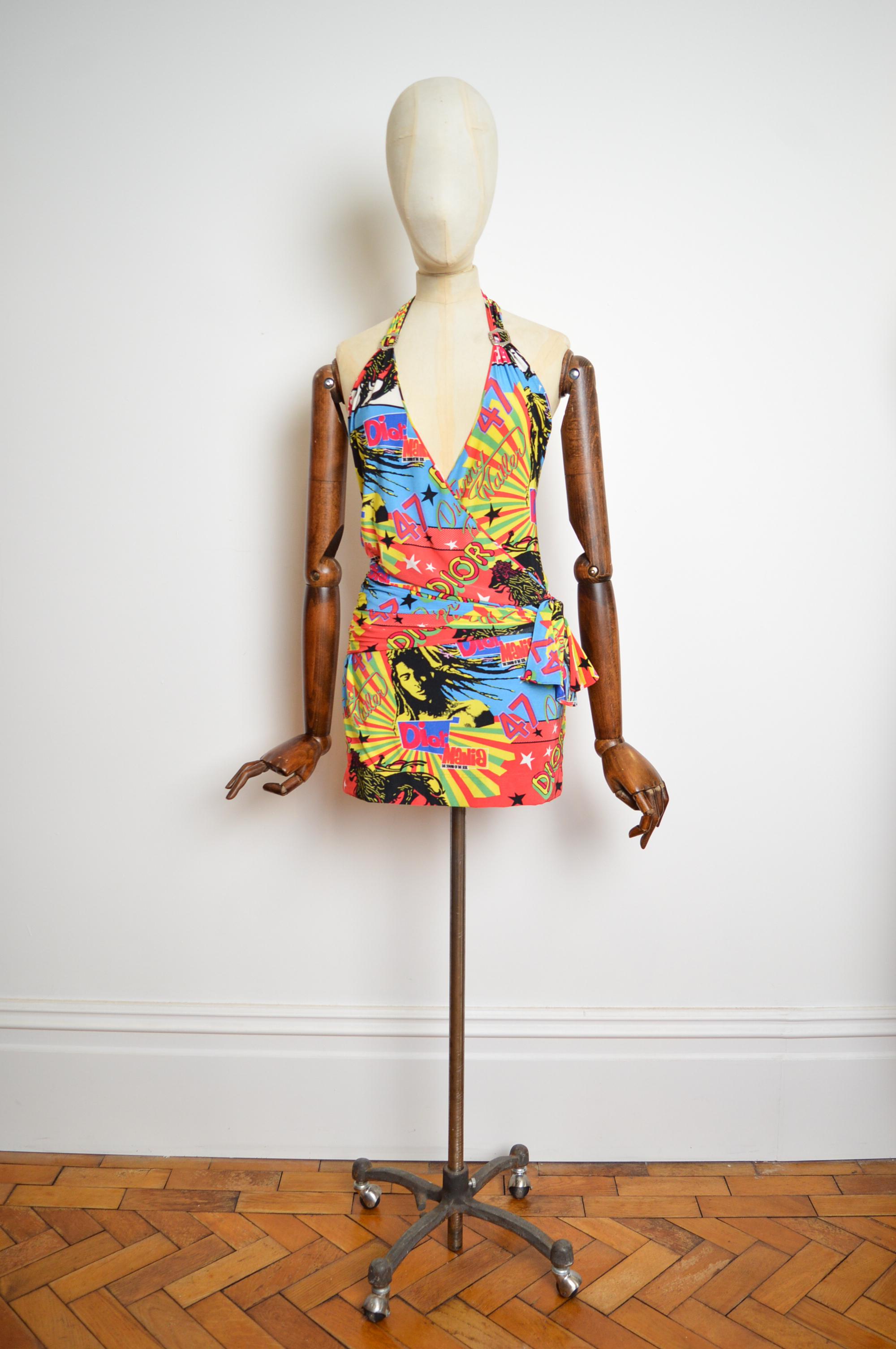 Mini Vestido de la Colección Rasta Primavera / Verano 2004 de Christian Dior by John Galliano 6