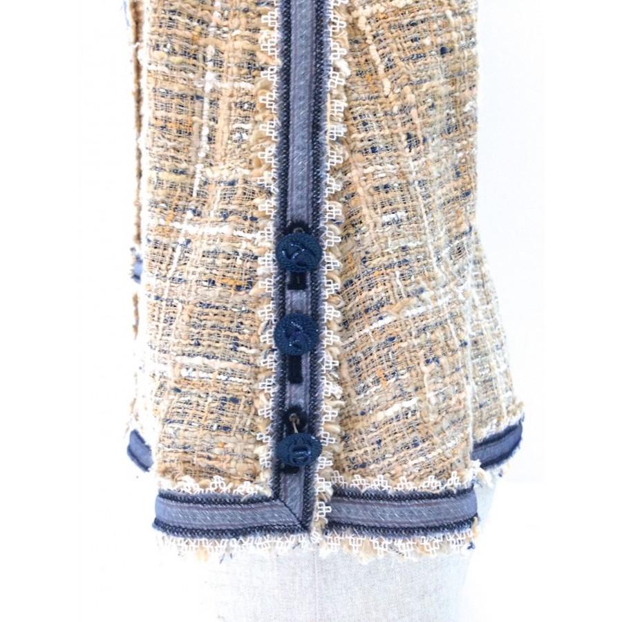 Giacca Chanel in tweed primavera/estate 2009 In condizioni ottime in vendita a Paris, FR
