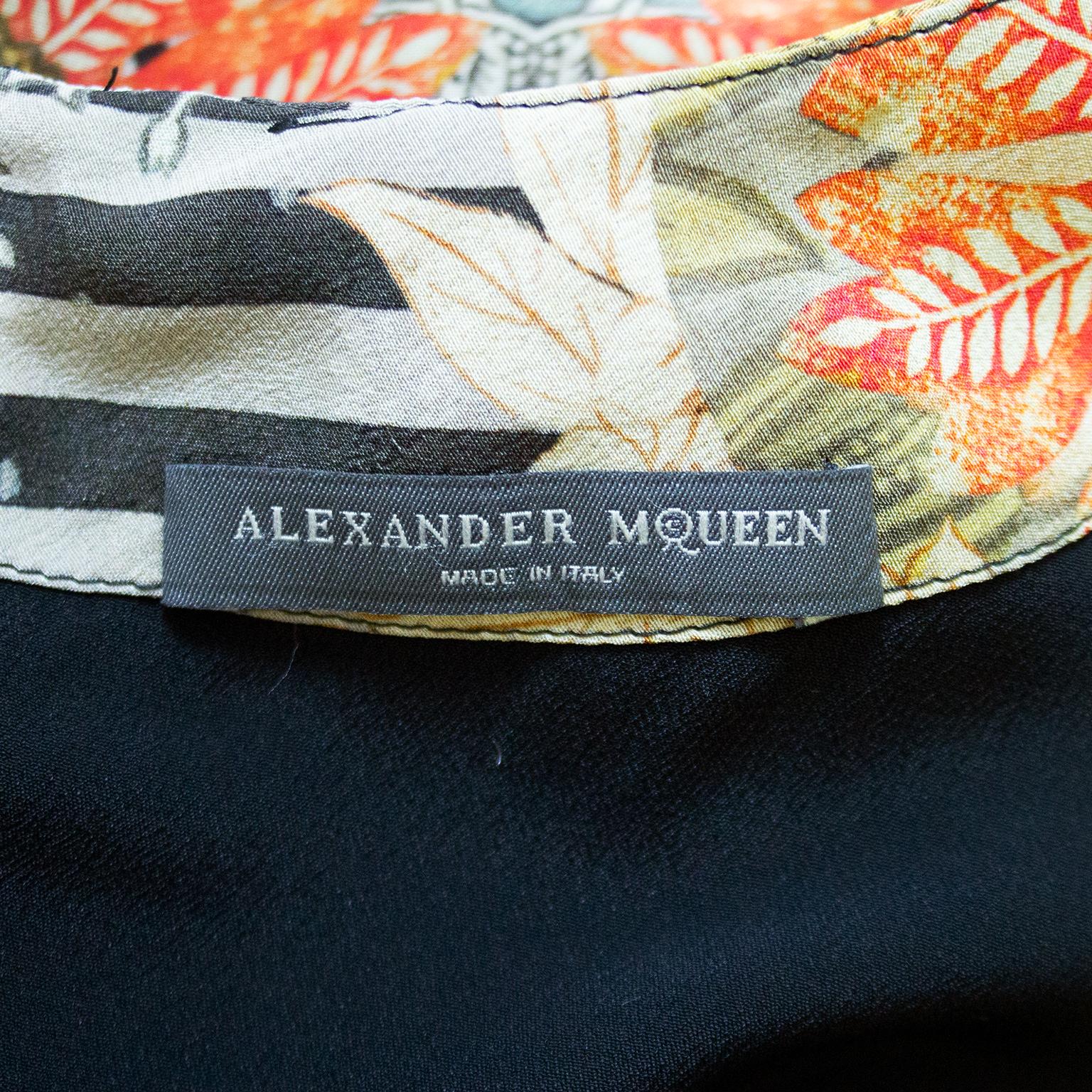Alexander McQueen - Robe à finition folklorique, printemps/été 2011  en vente 2