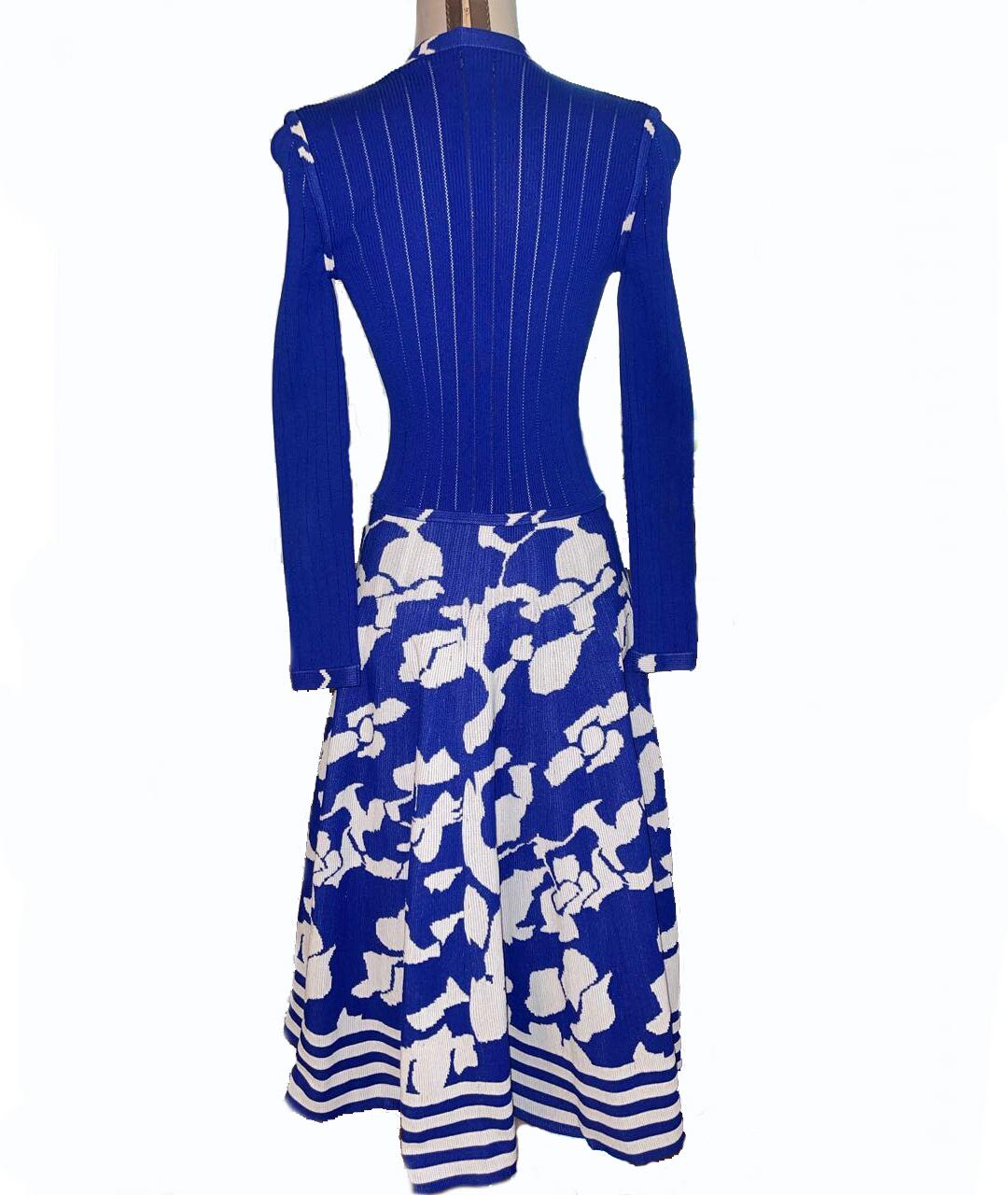 CAMPAÑA PUBLICITARIA CHANEL Primavera/Verano 2016 ''Aeropuerto'' VESTIDO AZUL IT 38 Azul