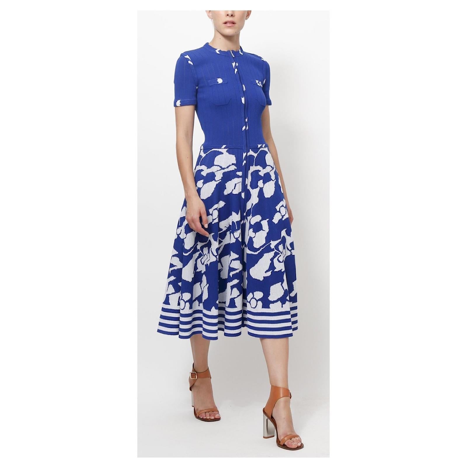 CAMPAÑA PUBLICITARIA CHANEL Primavera/Verano 2016 ''Aeropuerto'' VESTIDO AZUL IT 38 8