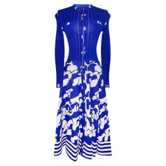 Spring/Summer 2016 ''Airport'' CHANEL AD CAMPAIGN BLUE DRESS IT 38