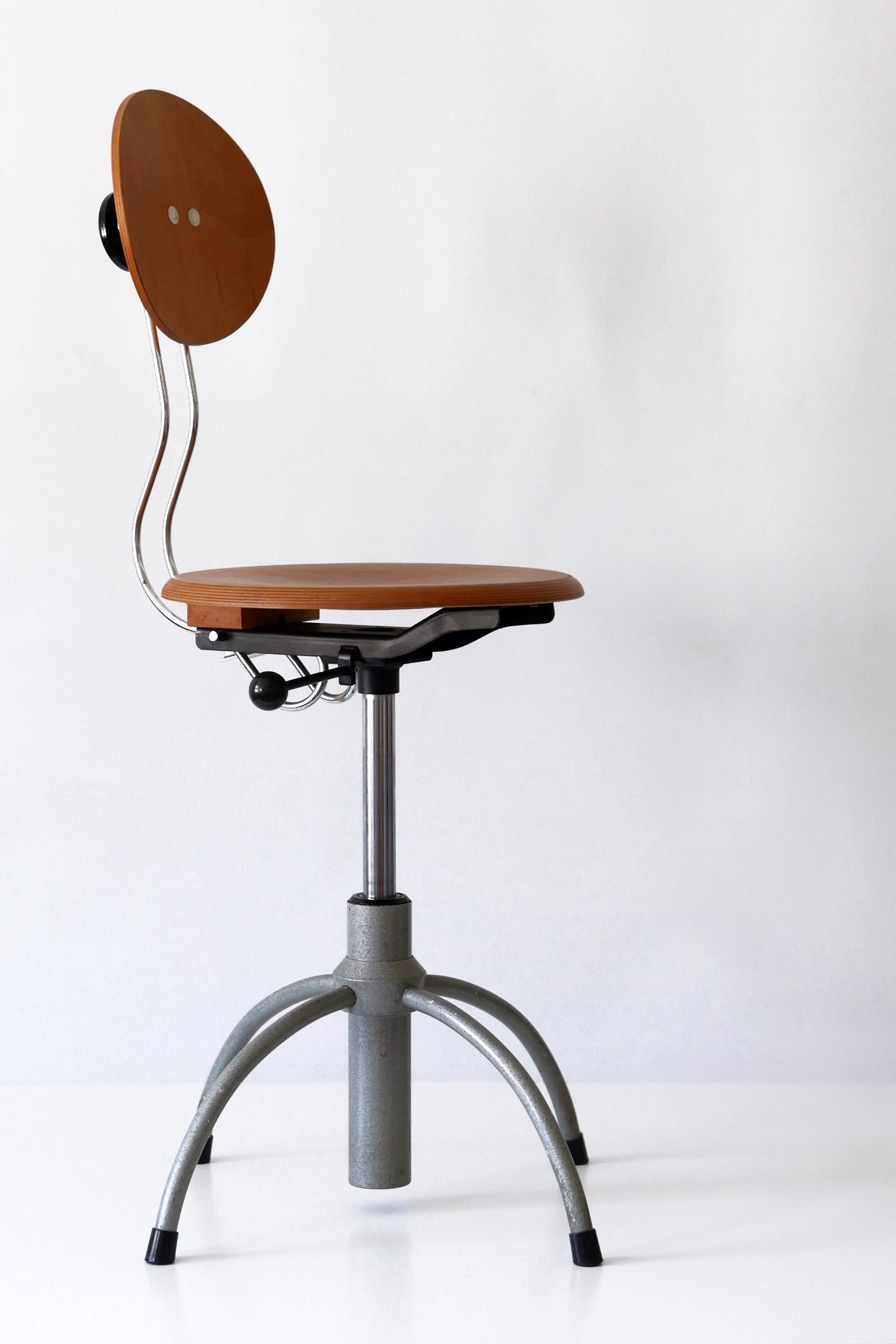 Steel Spring Swivel Office Chair SE 41 by Egon Eiermann for Wilde + Spieth, 1960s