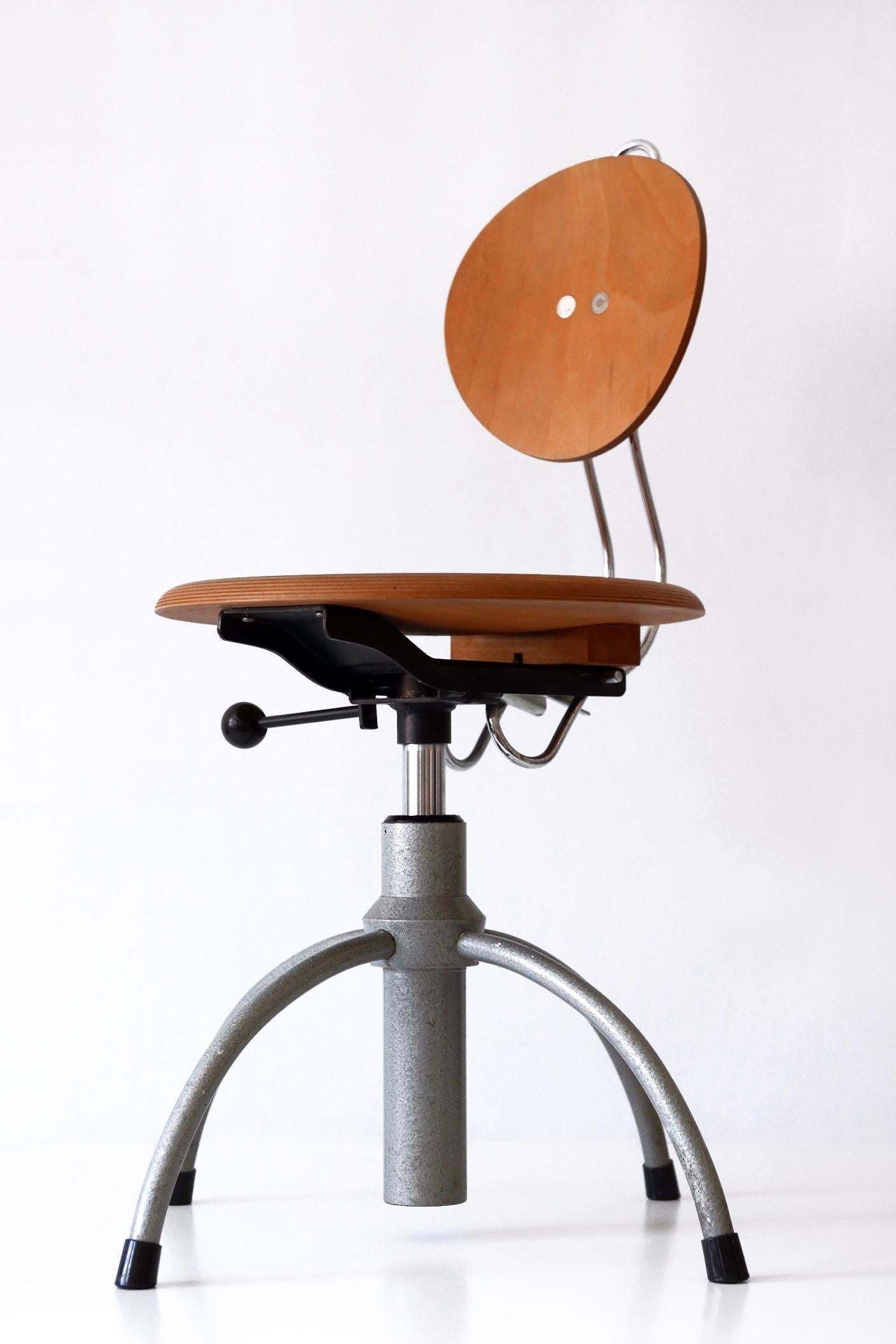 Mid-Century Modern Spring Swivel Office Chair SE 41 by Egon Eiermann for Wilde + Spieth, 1960s