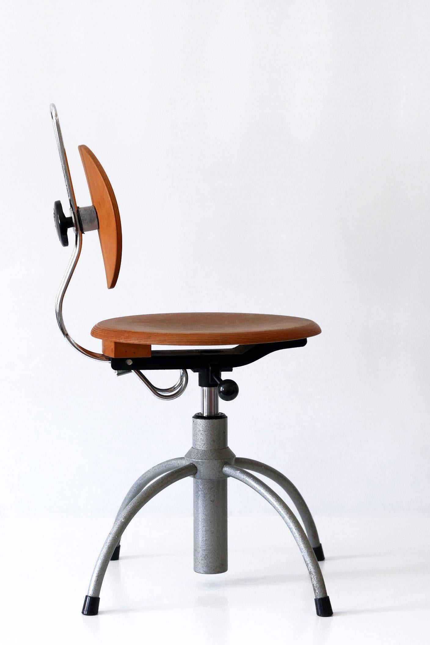 German Spring Swivel Office Chair SE 41 by Egon Eiermann for Wilde + Spieth, 1960s