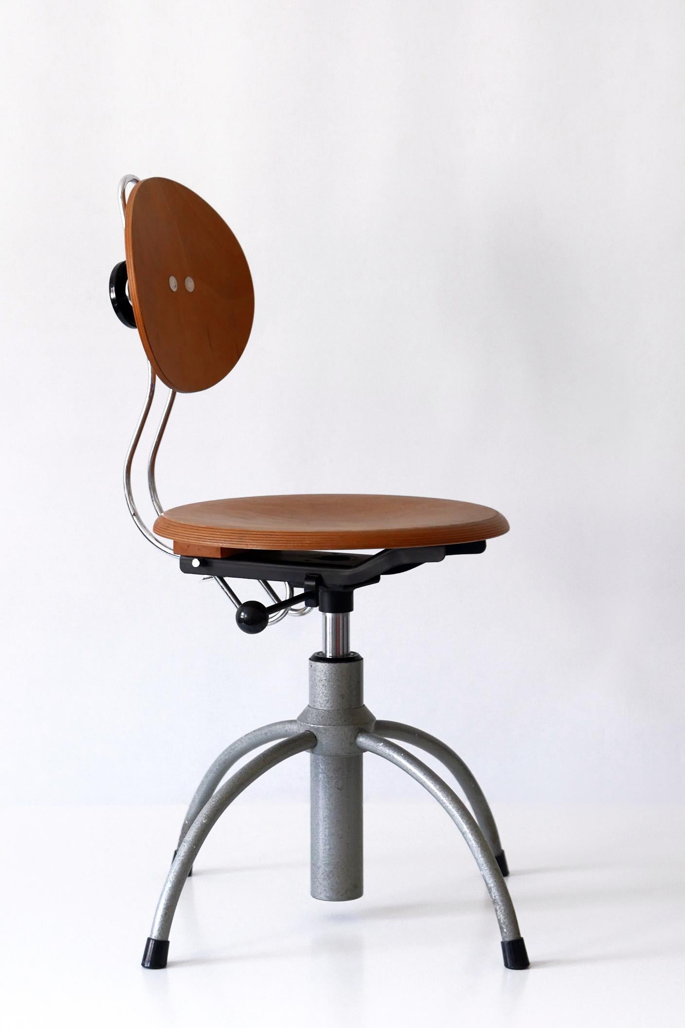 Spring Swivel Office Chair SE 41 by Egon Eiermann for Wilde + Spieth, 1960s In Good Condition In Munich, DE