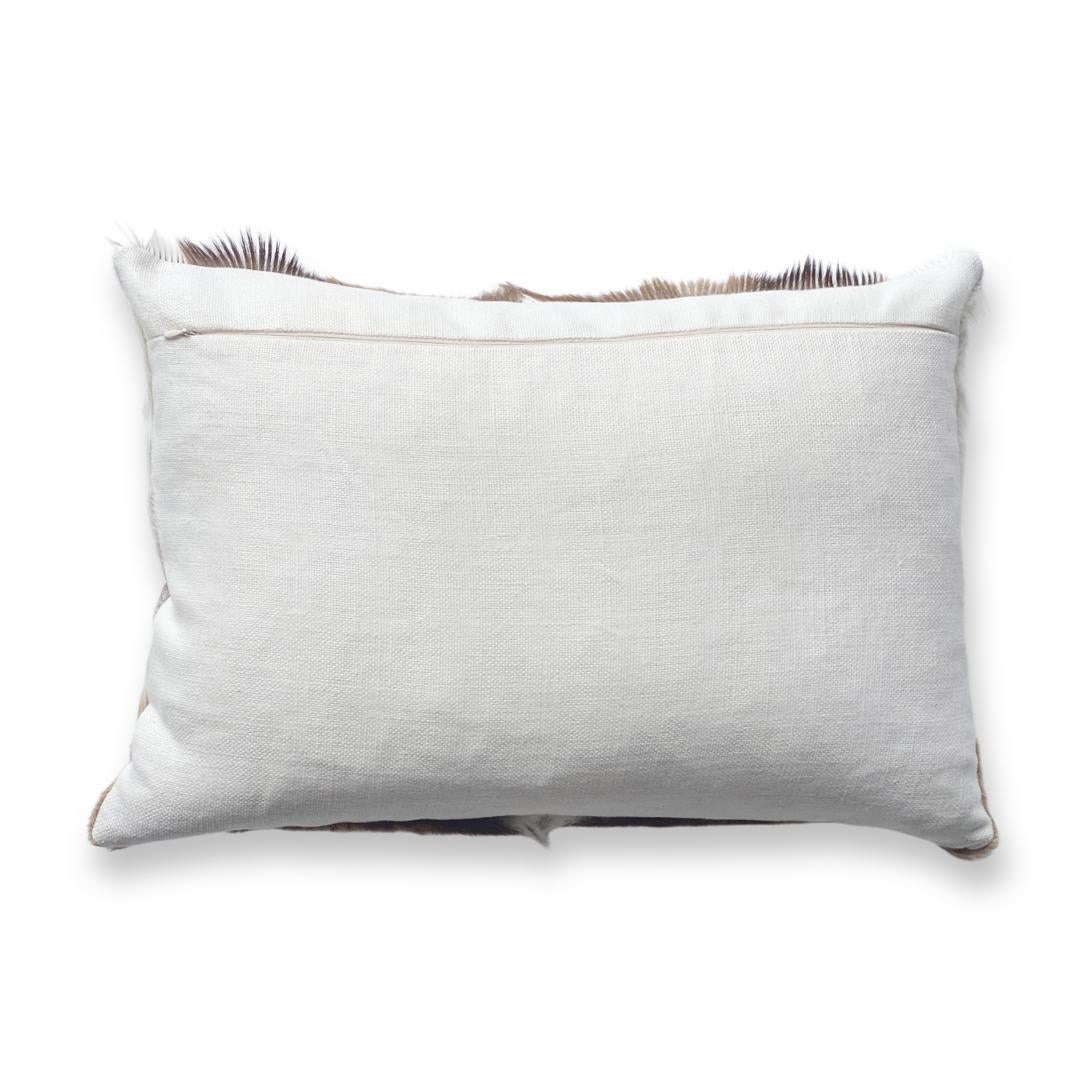 Hand-Crafted Springbok Pillow Lumbar 13.5 x 19