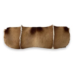Springbok Roll Pillow, Deer Skin