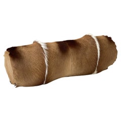 Springbok Roll Pillow, Deer Skin
