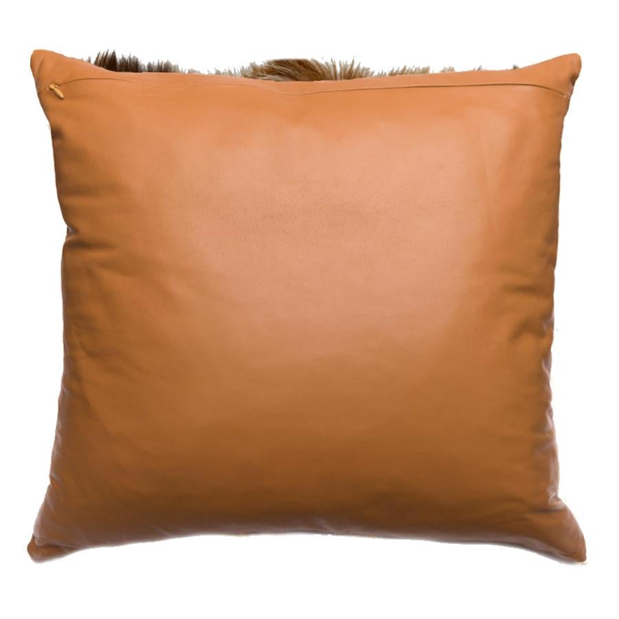 Tribal Springbok Skin Pillow Cushion - 45x45cm For Sale