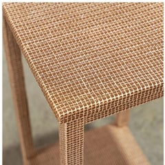 Springer Style Tall Lacquered Texture Side Tables
