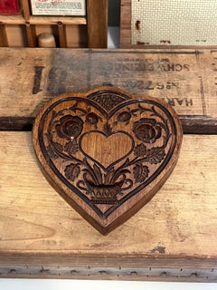 Springerle Butter Cookie Heart Stamp Press Mold