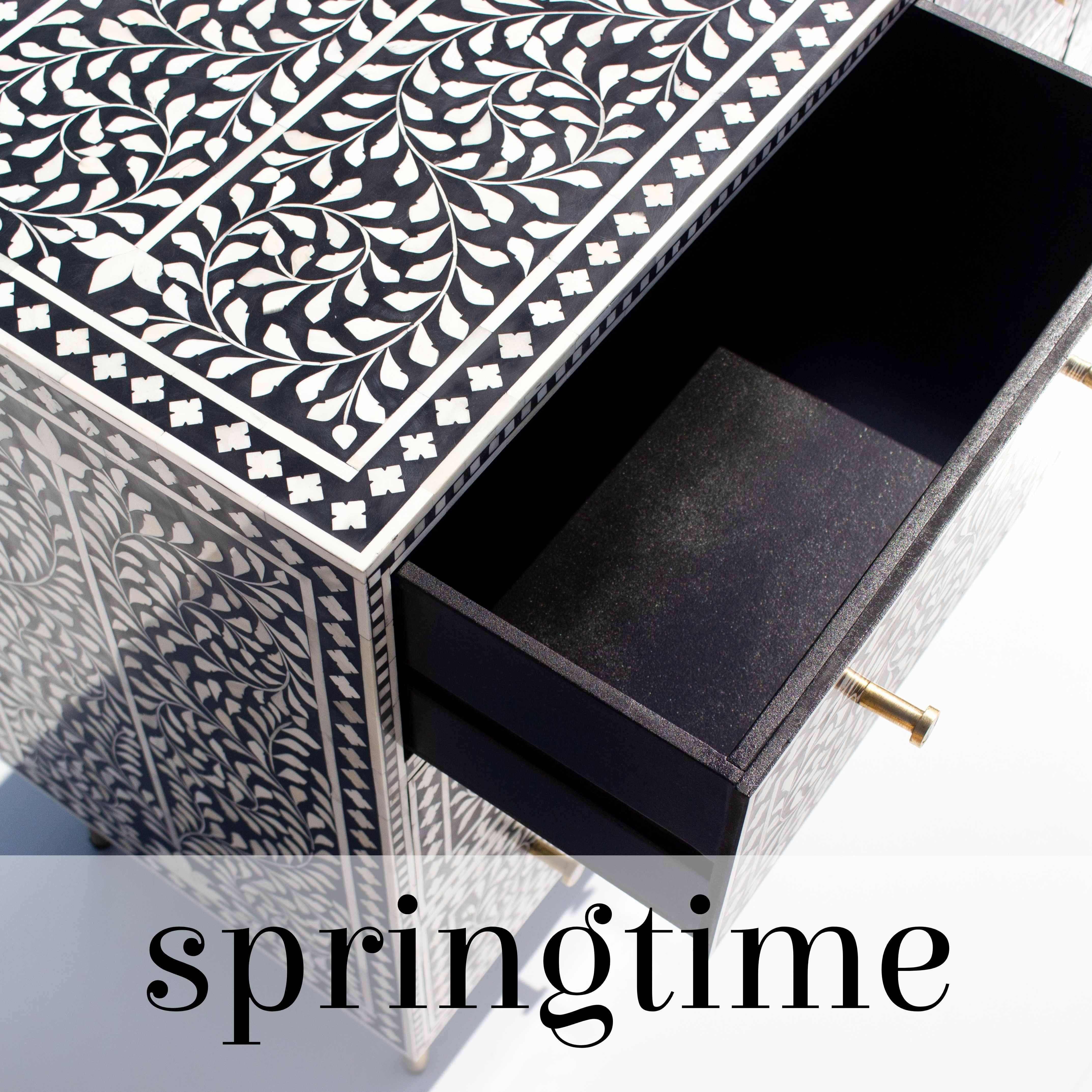 Mid-Century moderno Cassettiera a nove cassetti Springtime Mid Century in vendita