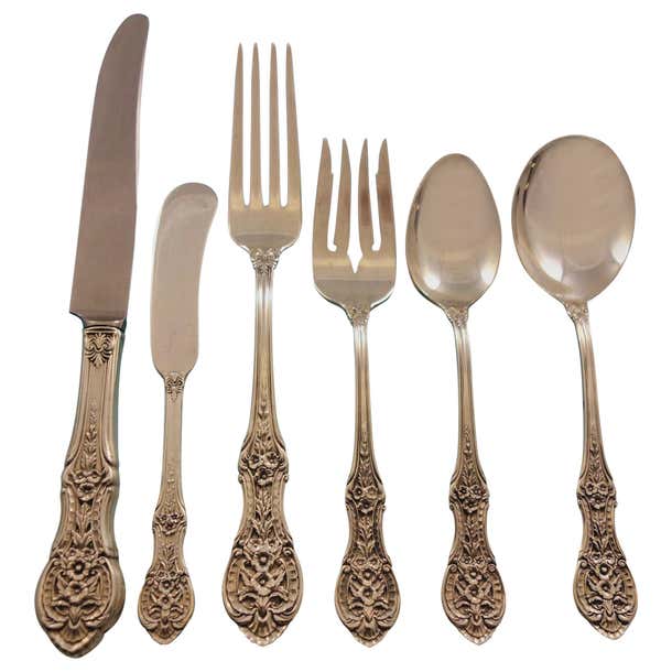 Springtime Silverware Japan Springtime by International Sterling Silver Flatware Set Service, 36 ...