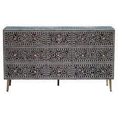 Commode à neuf tiroirs Springtime Mid Century