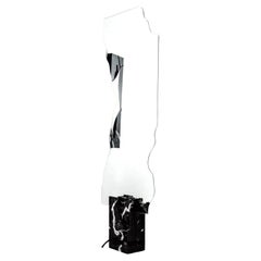Sprofondo Spiegel - Nero Marquina Zeitgenössischer Spiegel aus Marmor von Sfero Design