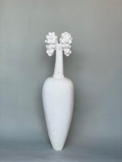 Sprout Hand Carved Marble Sculpture by Tom Von Kaenel