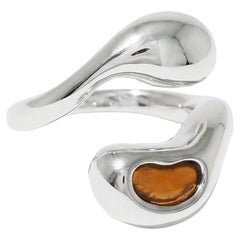 Bague en argent 925 et Amber Stone par CLED