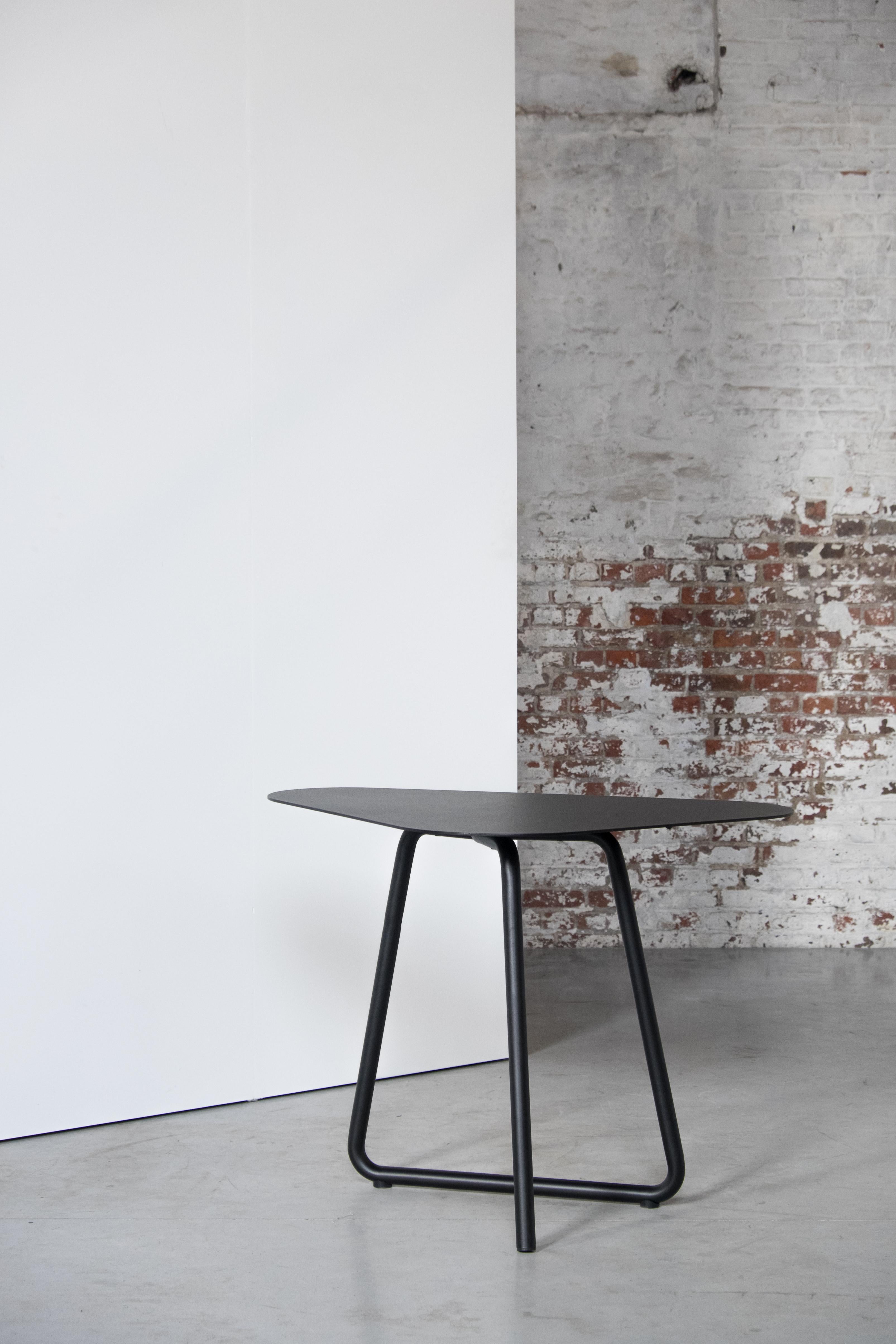 Belgian SPT Black Table by Atelier Thomas Serruys For Sale