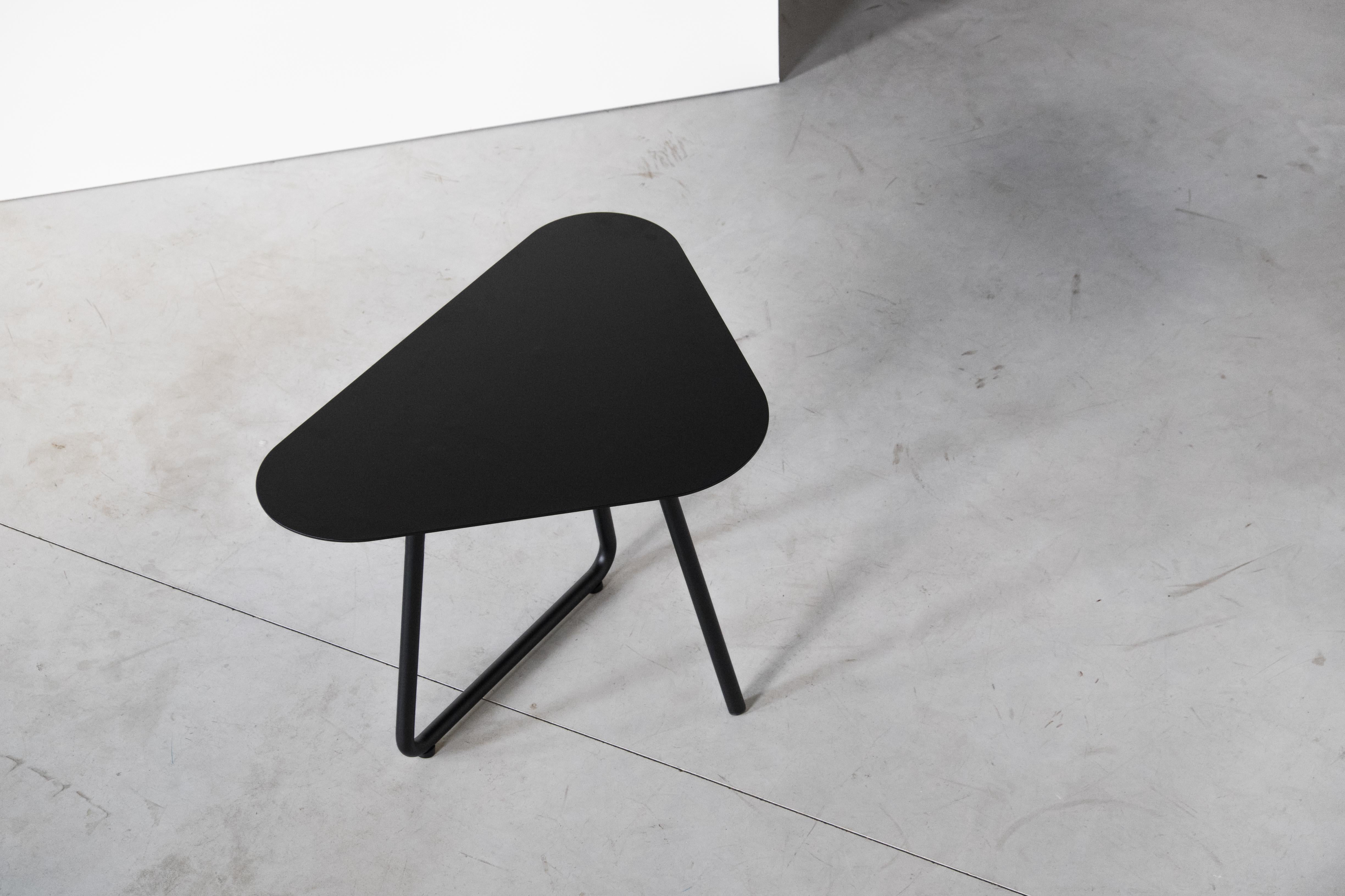 Steel SPT Black Table by Atelier Thomas Serruys For Sale