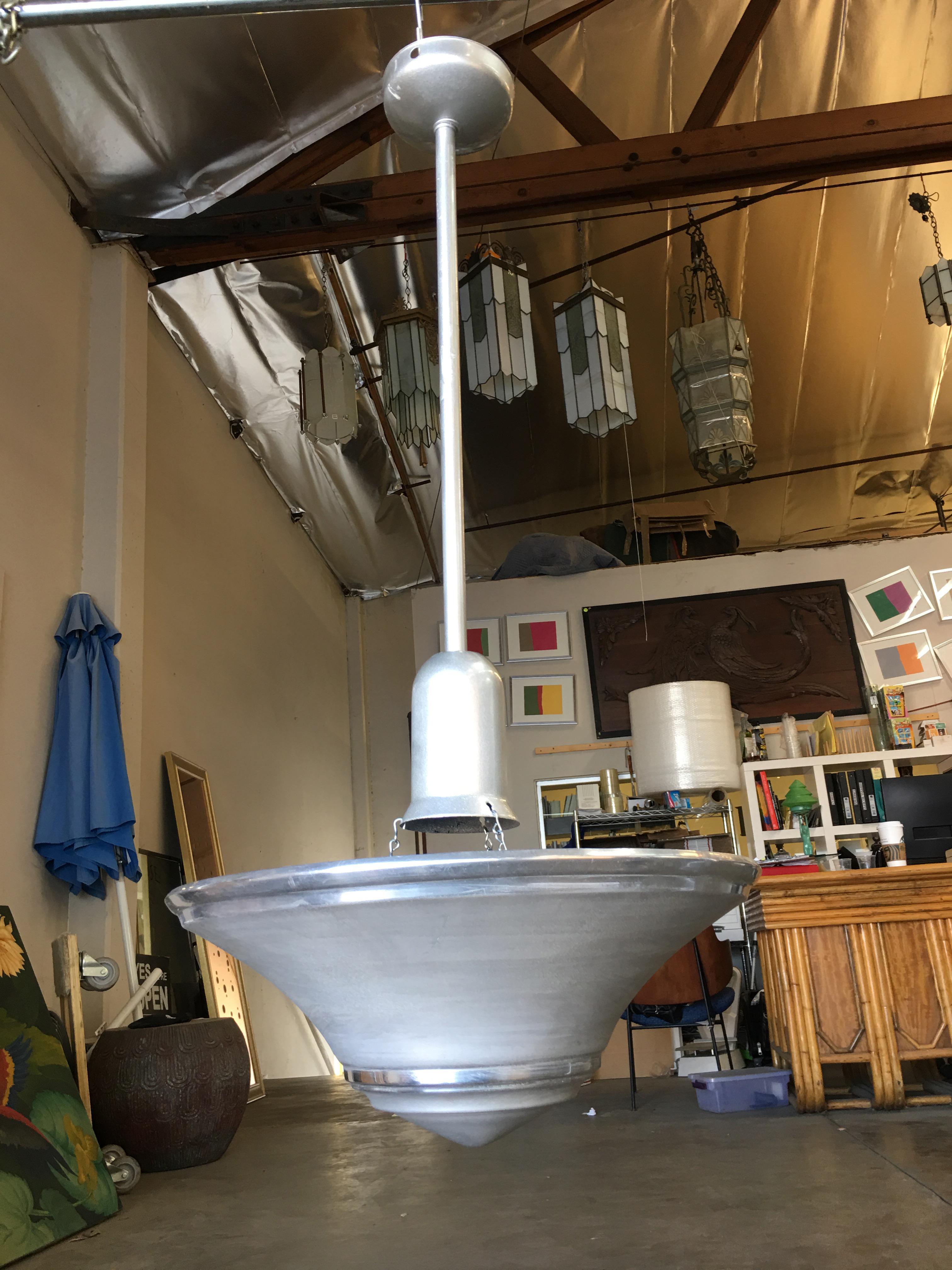 overhead hanging lamp