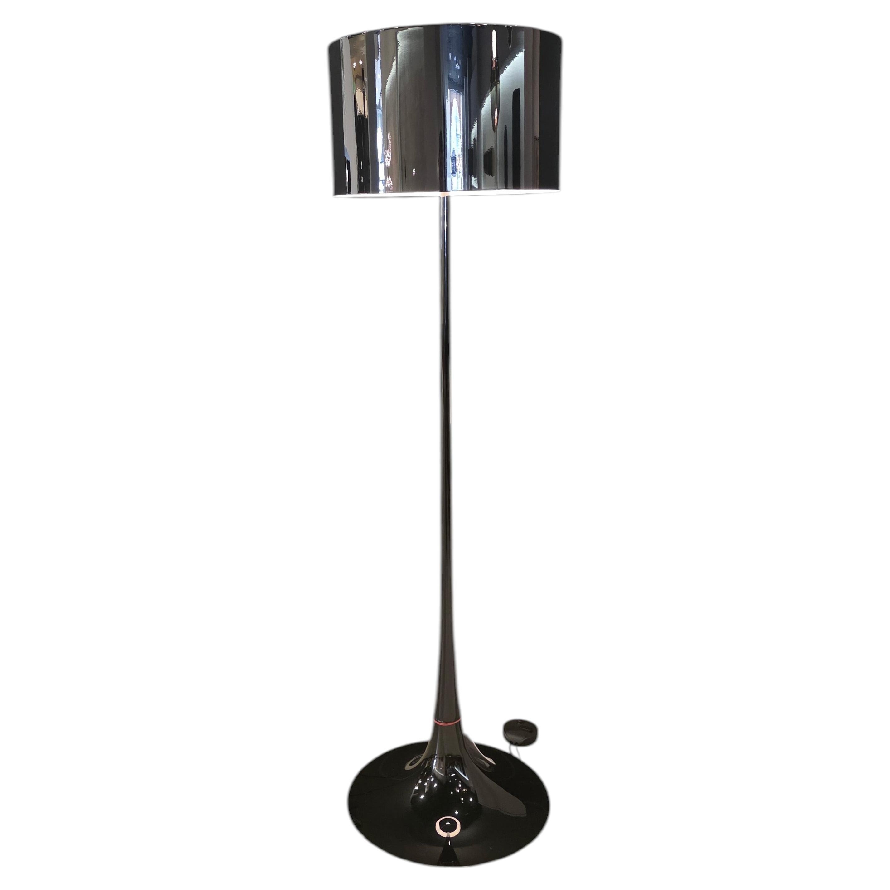 Spun Light-F Floor Lamp by Sebastian Wrong for Flos For Sale