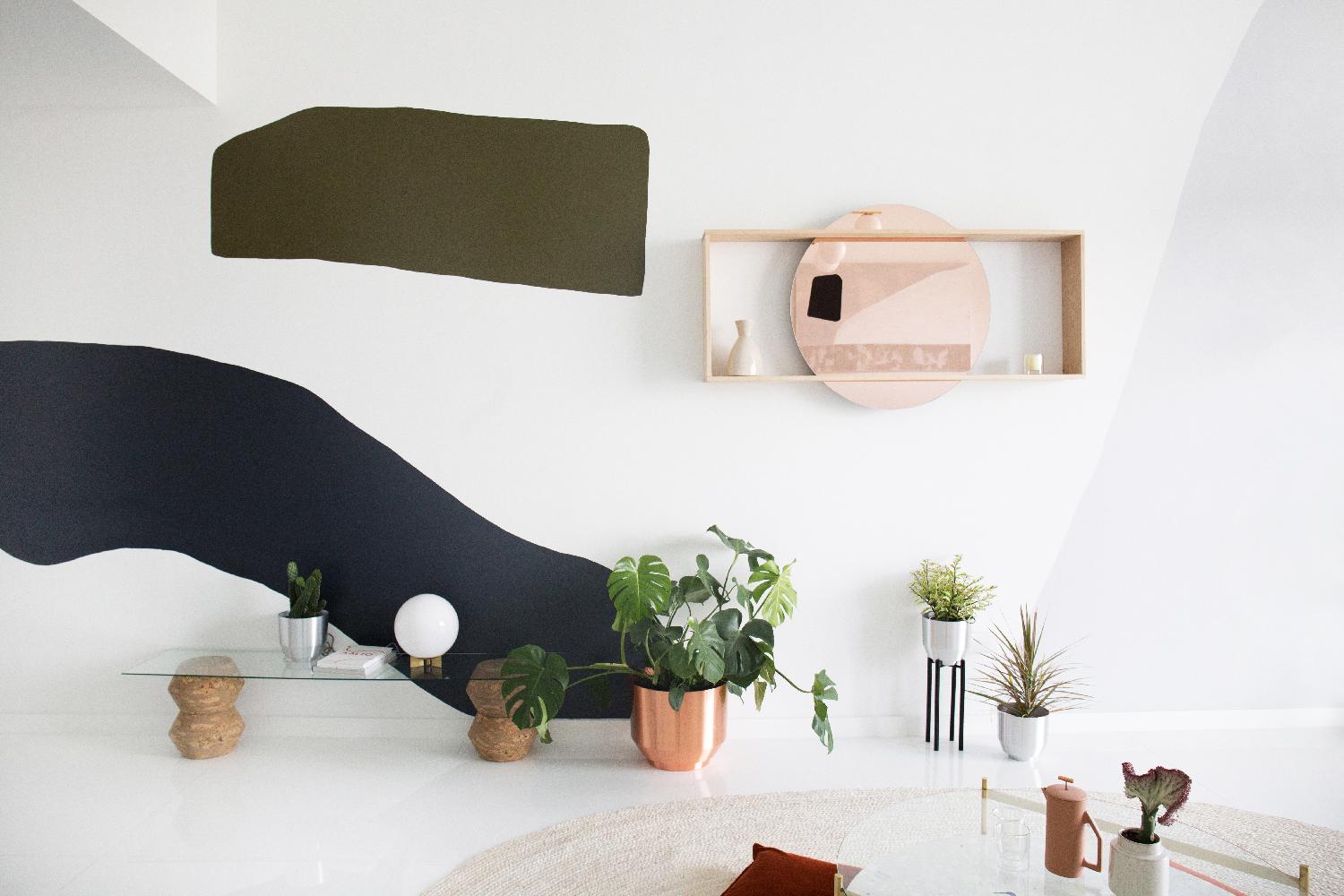 Modern Spun Planter, Copper For Sale