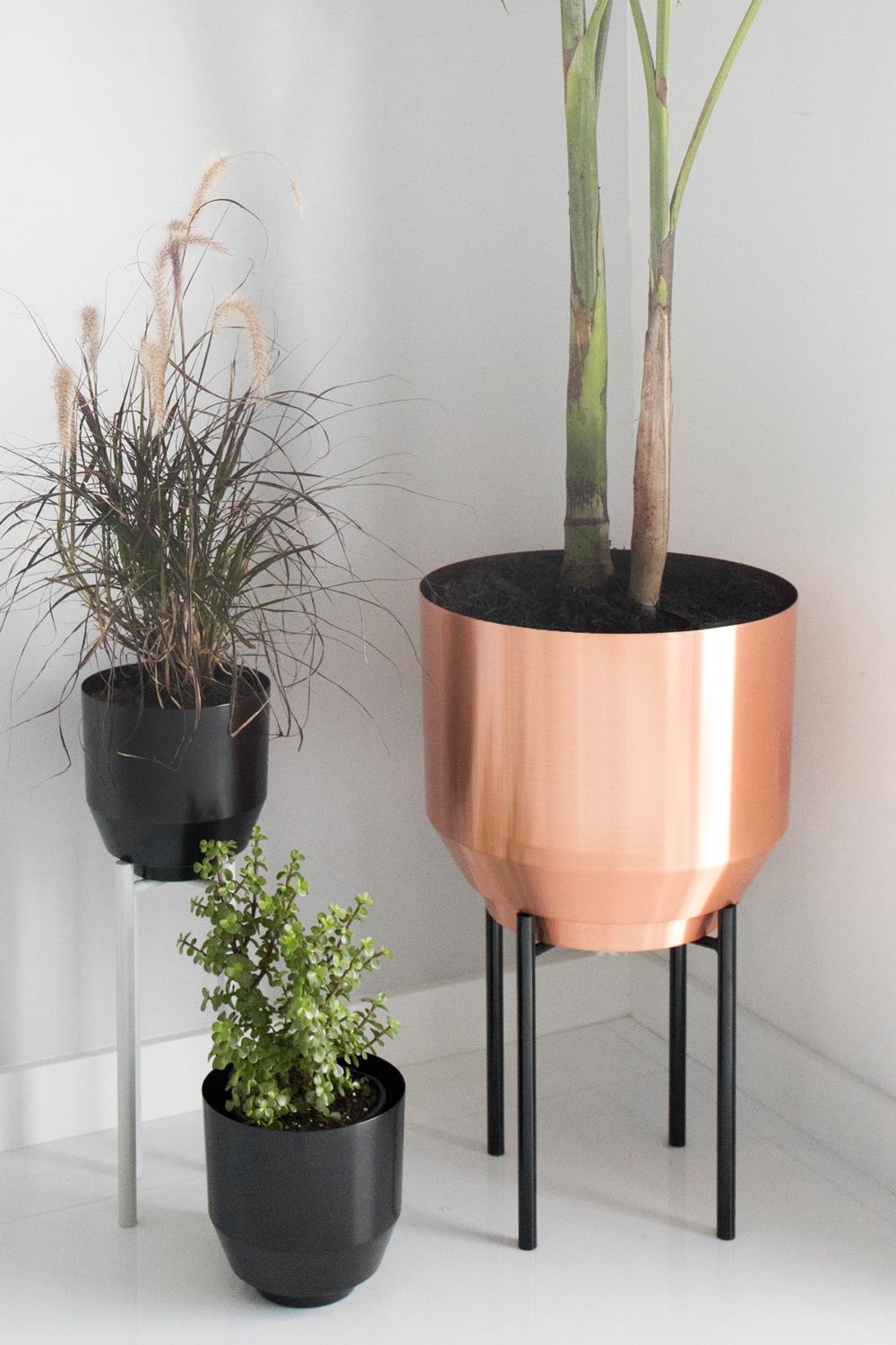 American Spun Planter, Copper For Sale