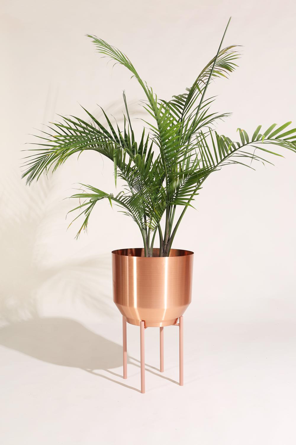 Spun Planter, Copper For Sale 1