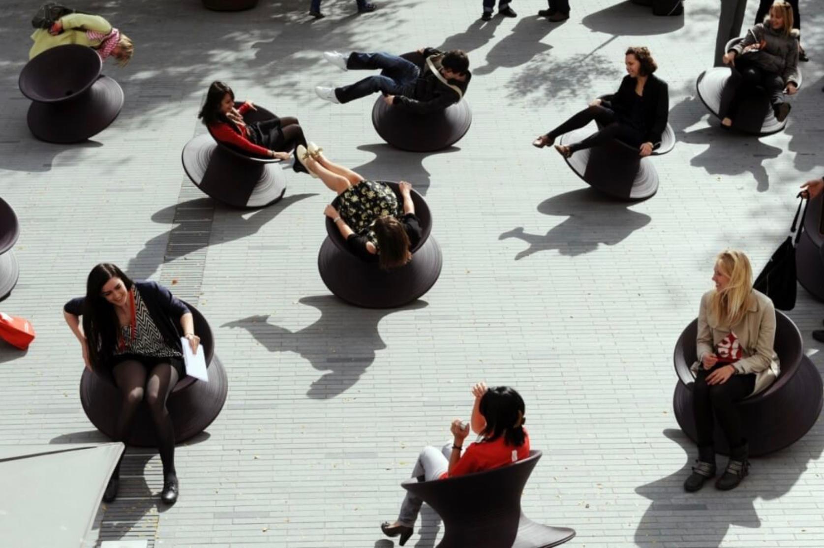 European Spun Rotating Chair by Thomas Heatherwick for Magis For Sale