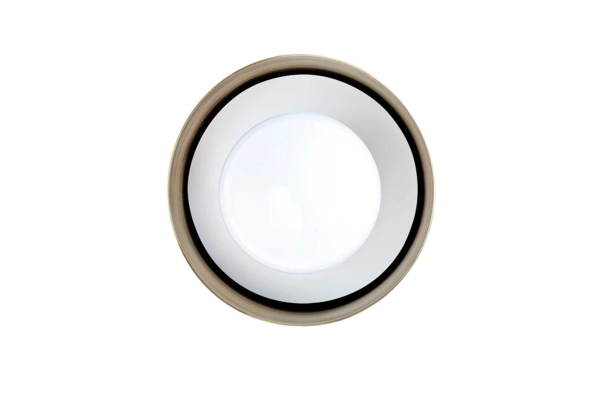 Sconce Spun Flush Mount in ottone, 1stdibs New York In condizioni Nuovo in vendita a Brooklyn, NY