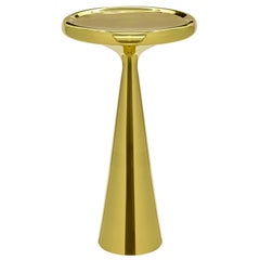 Großer gesponnener Tisch aus Messing von Tom Dixon