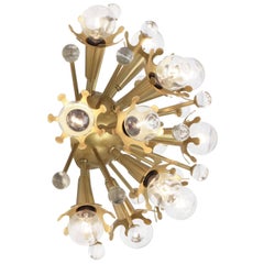Sputnik Brass Sconce