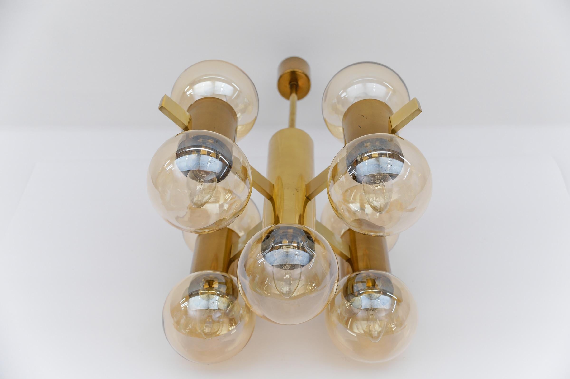Lámpara de techo Sputnik de Hans-Agne Jakobsson, años 60 en venta 8
