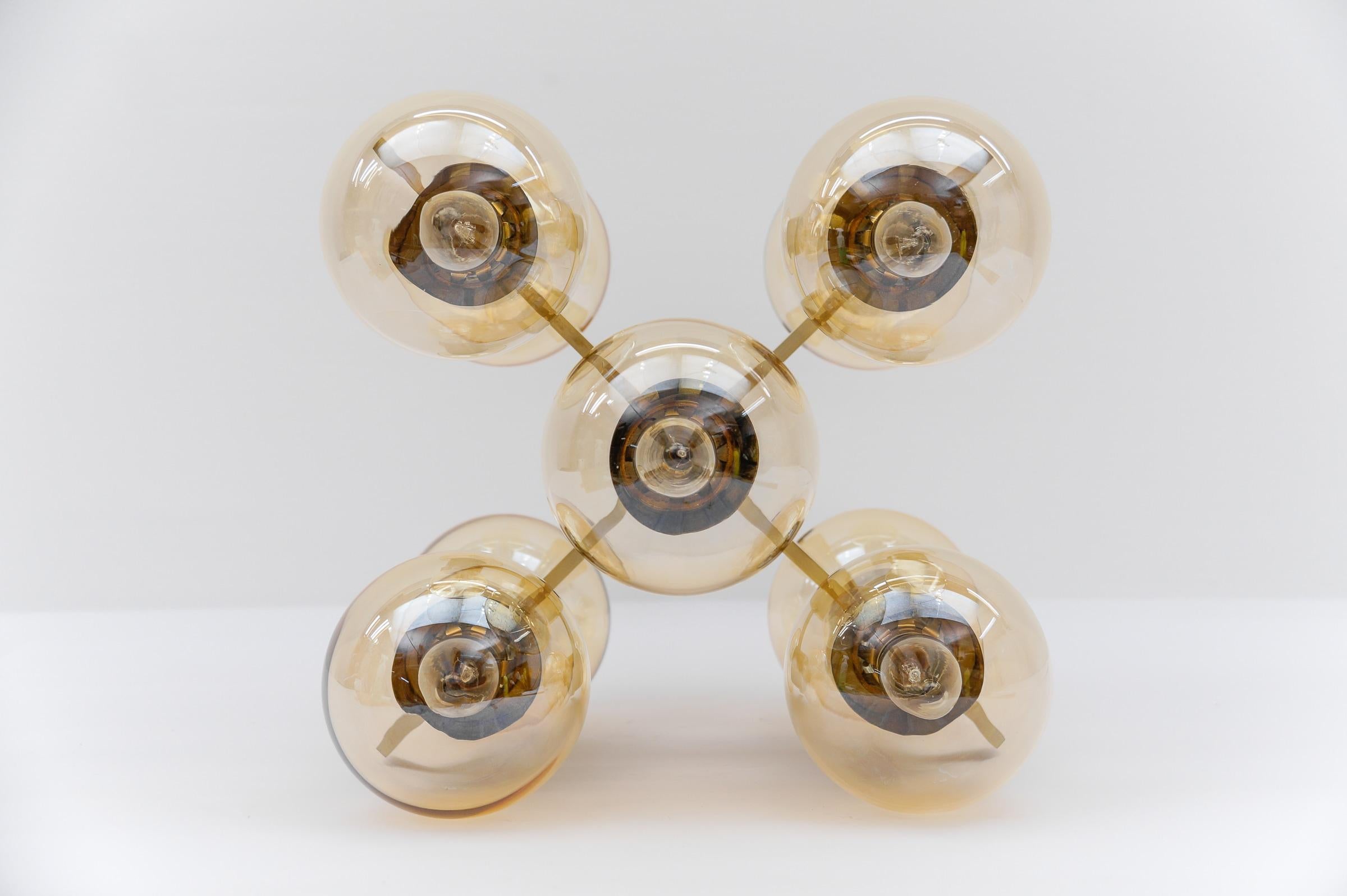 Lámpara de techo Sputnik de Hans-Agne Jakobsson, años 60 en venta 10