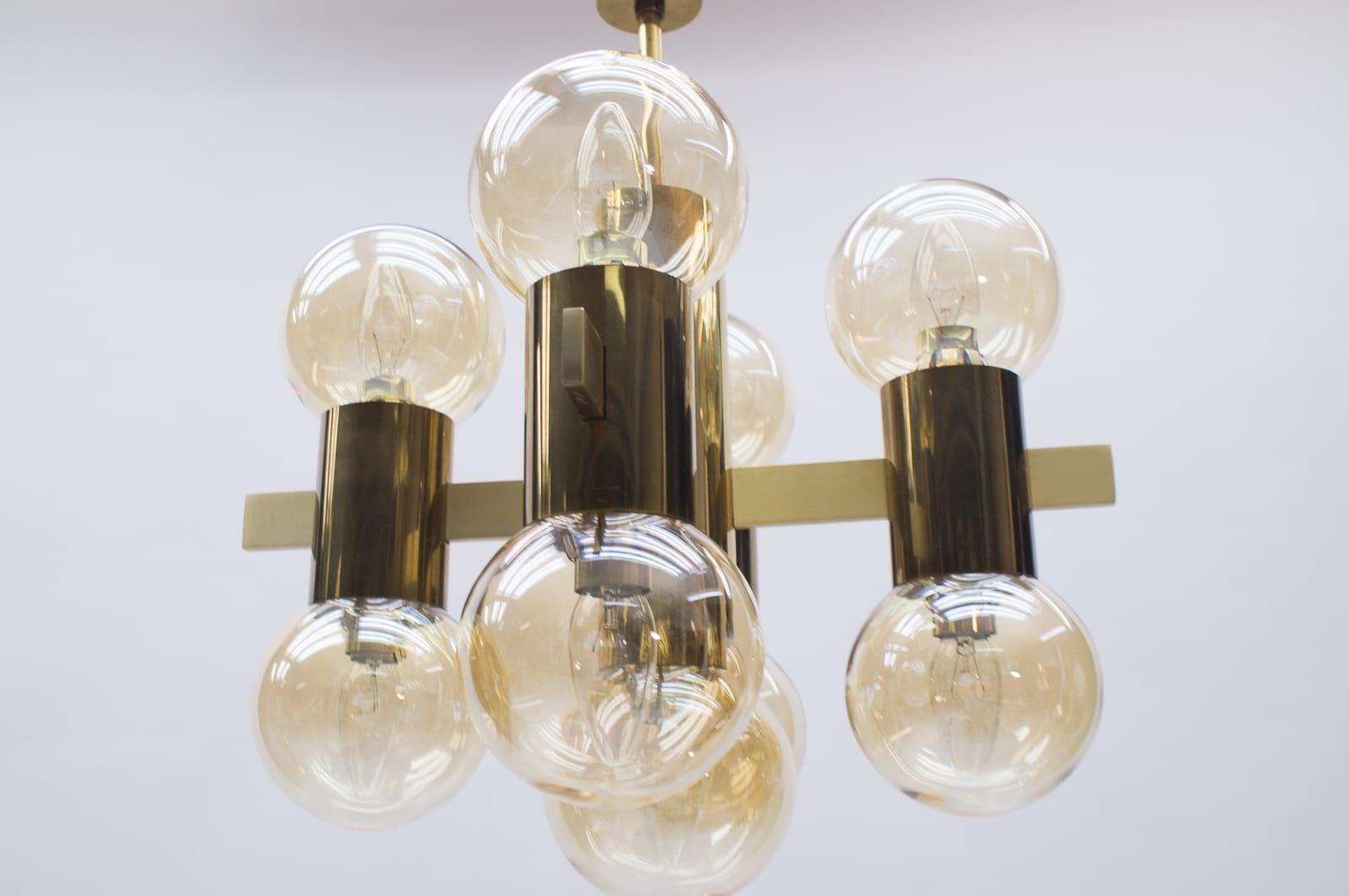 Sputnik Ceiling Lamp by Hans-Agne Jakobsson, 1960s In Good Condition For Sale In Nürnberg, Bayern
