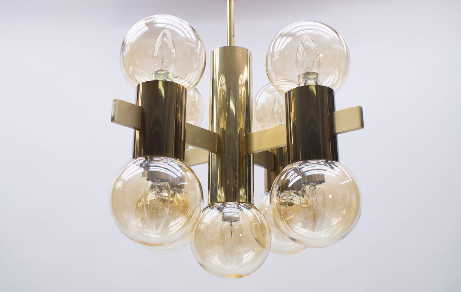 Mid-20th Century Sputnik Ceiling Lamp by Hans-Agne Jakobsson, 1960s For Sale