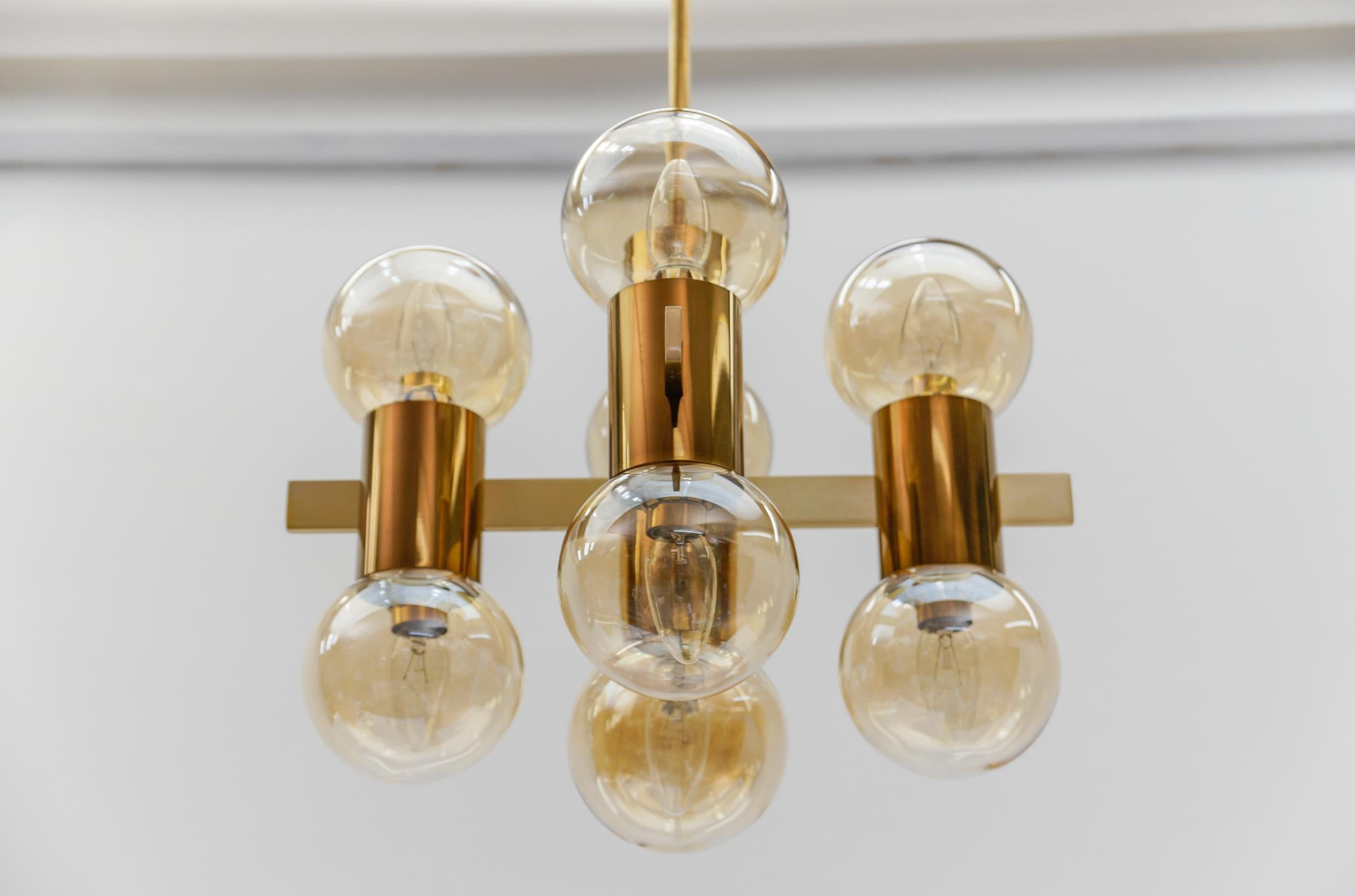 Lámpara de techo Sputnik de Hans-Agne Jakobsson, años 60 en venta 1