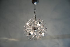 Sputnik ceiling light in chrome by Gaetano Sciolari