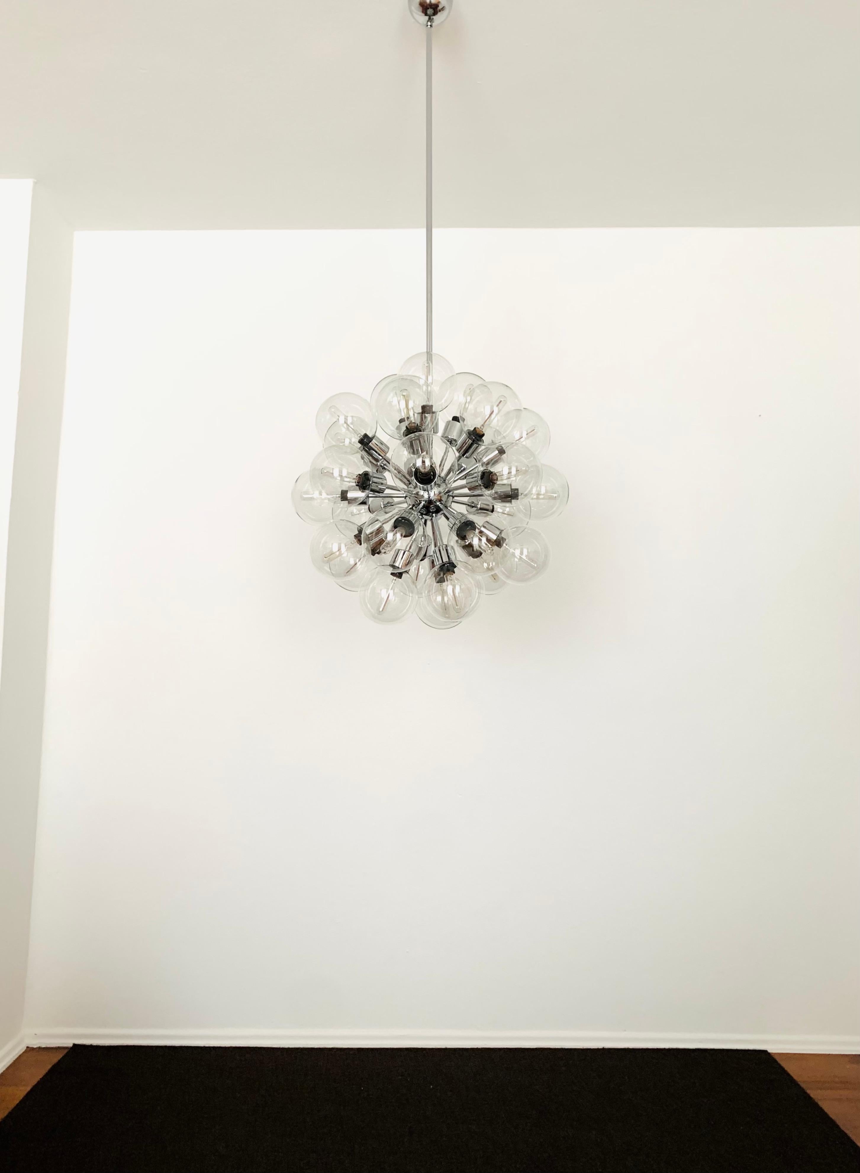 Late 20th Century Sputnik Chandelier by Motoko Ishii for Staff For Sale
