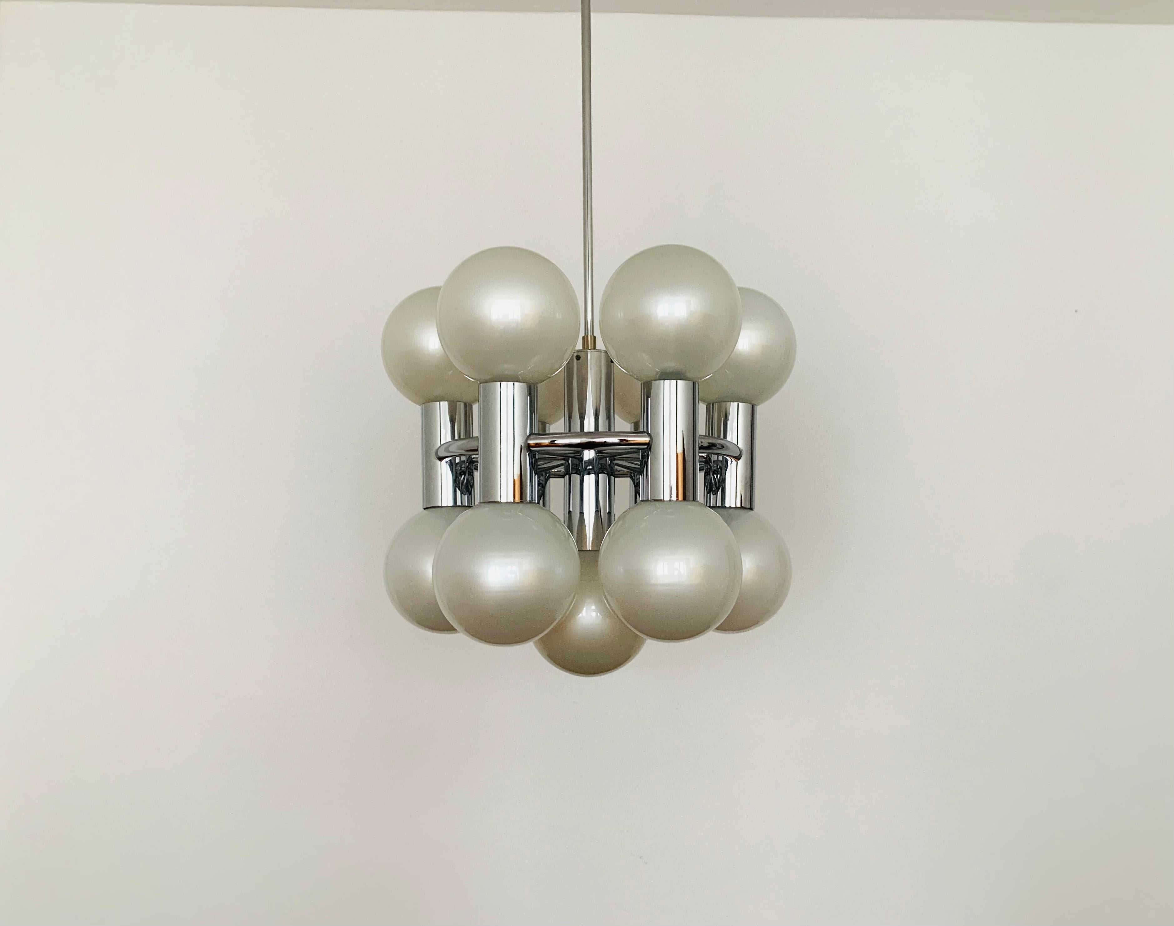 Lámpara Sputnik de Motoko Ishii para Staff Metal en venta
